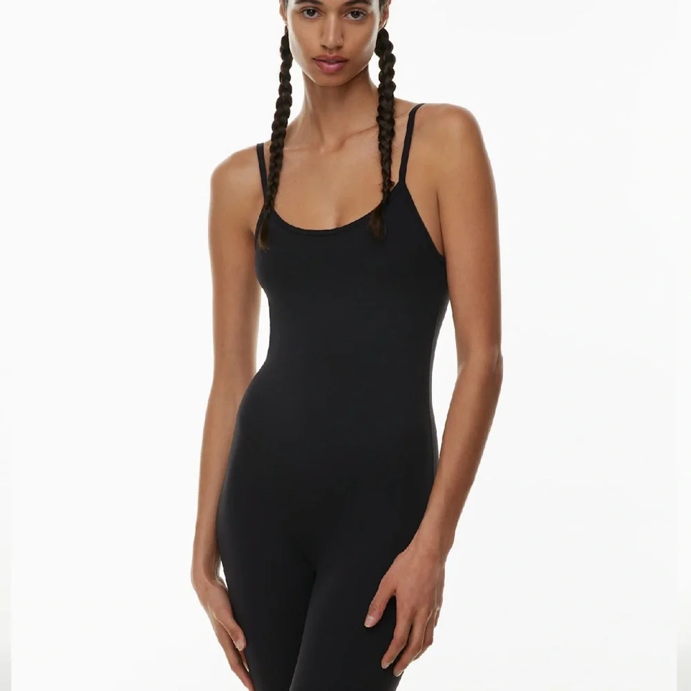 Aritzia Golden Butter Essential Flare Jumpsuit - Picture 6 of 8